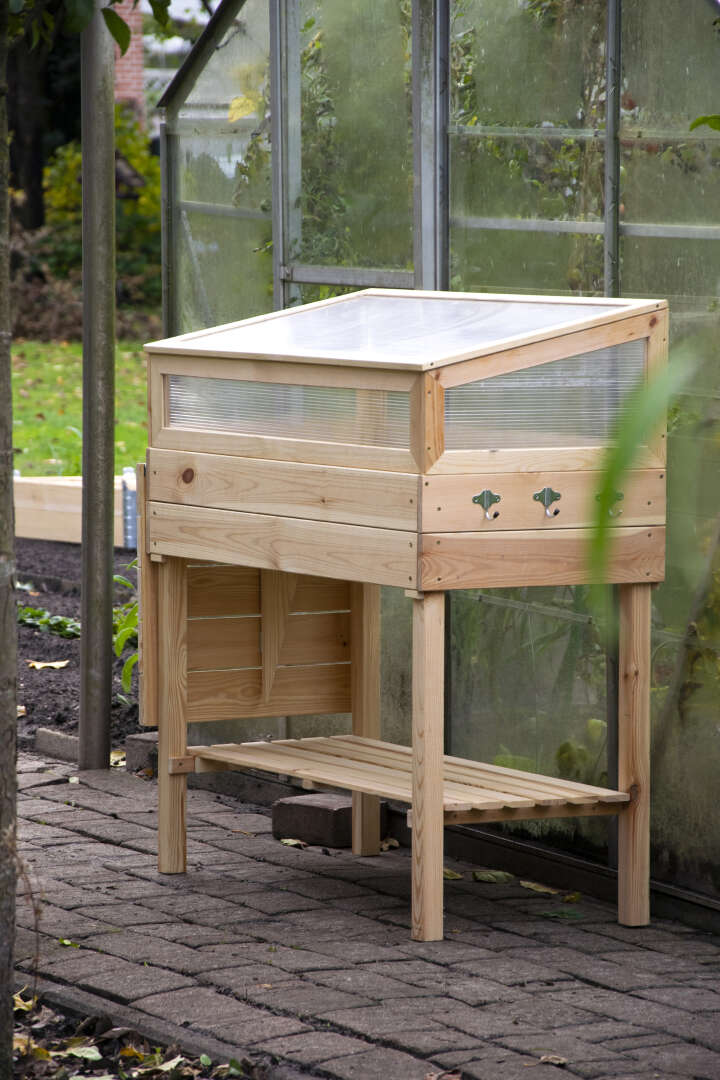 dobar Erhöhtes Frühbeet mit Tisch & Haken